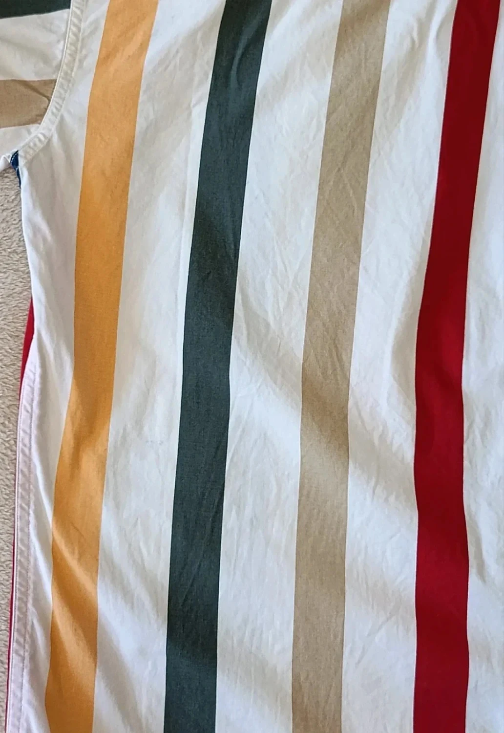 Chemise Chaps Ralph Lauren Vintage regenboogstrepen Geborduurd logo Maat XL – photo 7